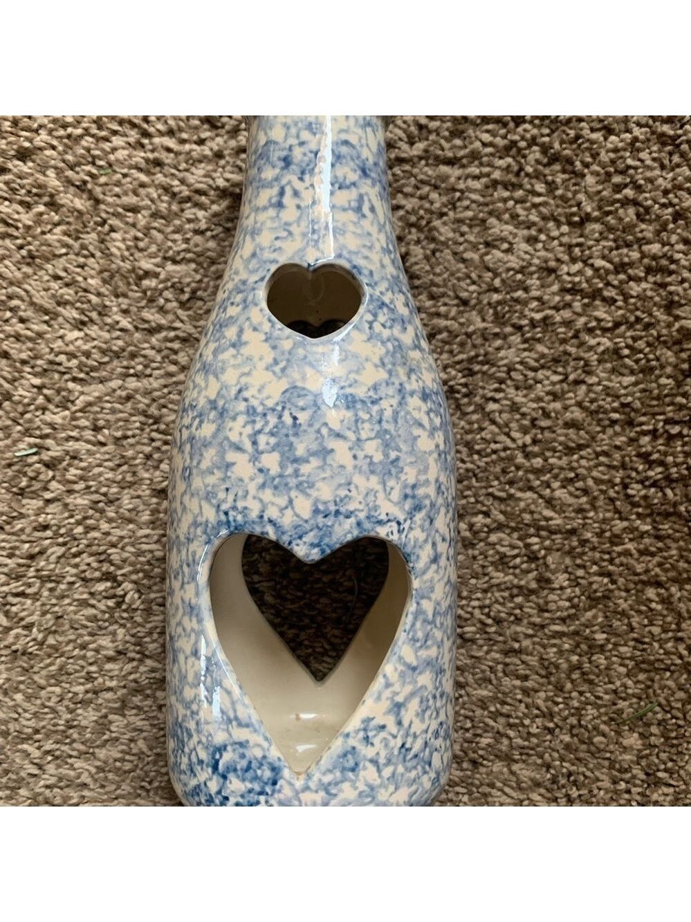 Ceramic Studio Art Pottery Tea Light Holder Bottle